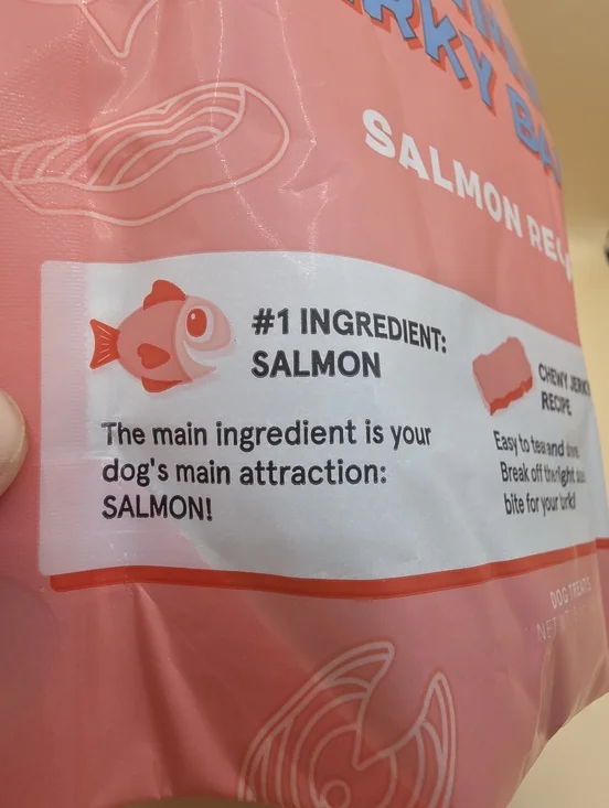 BARK Swimmy Jerky Bars Salmon 3oz Pack - Picture 3 of 7